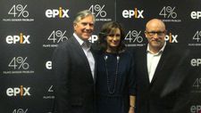 Mark Greenberg and Anne Sweeney with Alex Gibney